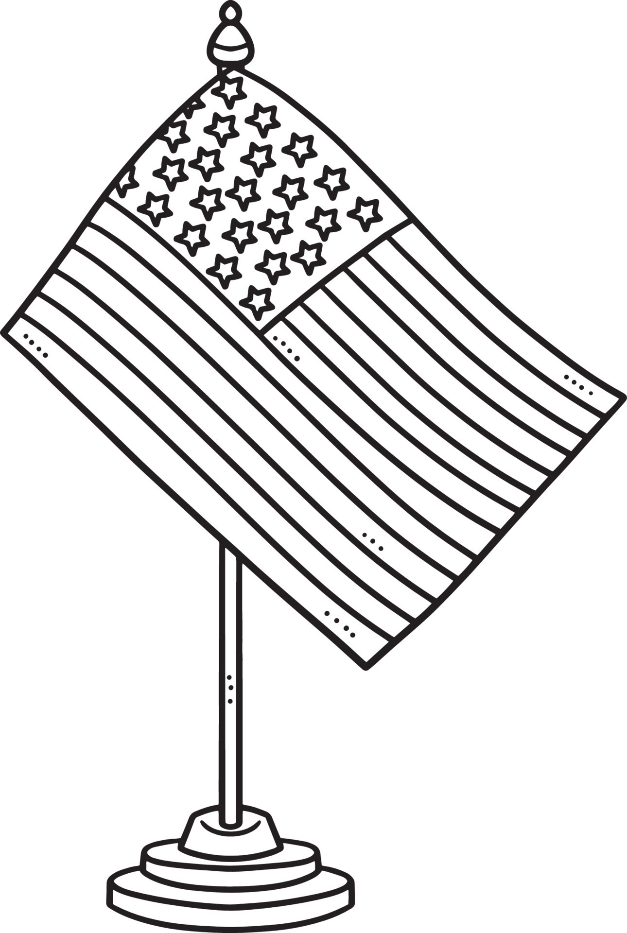 160 American Flag Coloring Pages: Stars, Stripes, and Colors 13