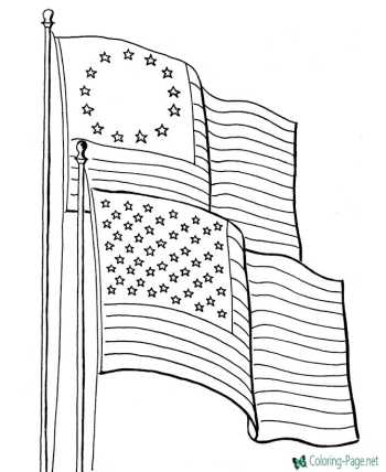 160 American Flag Coloring Pages: Stars, Stripes, and Colors 131