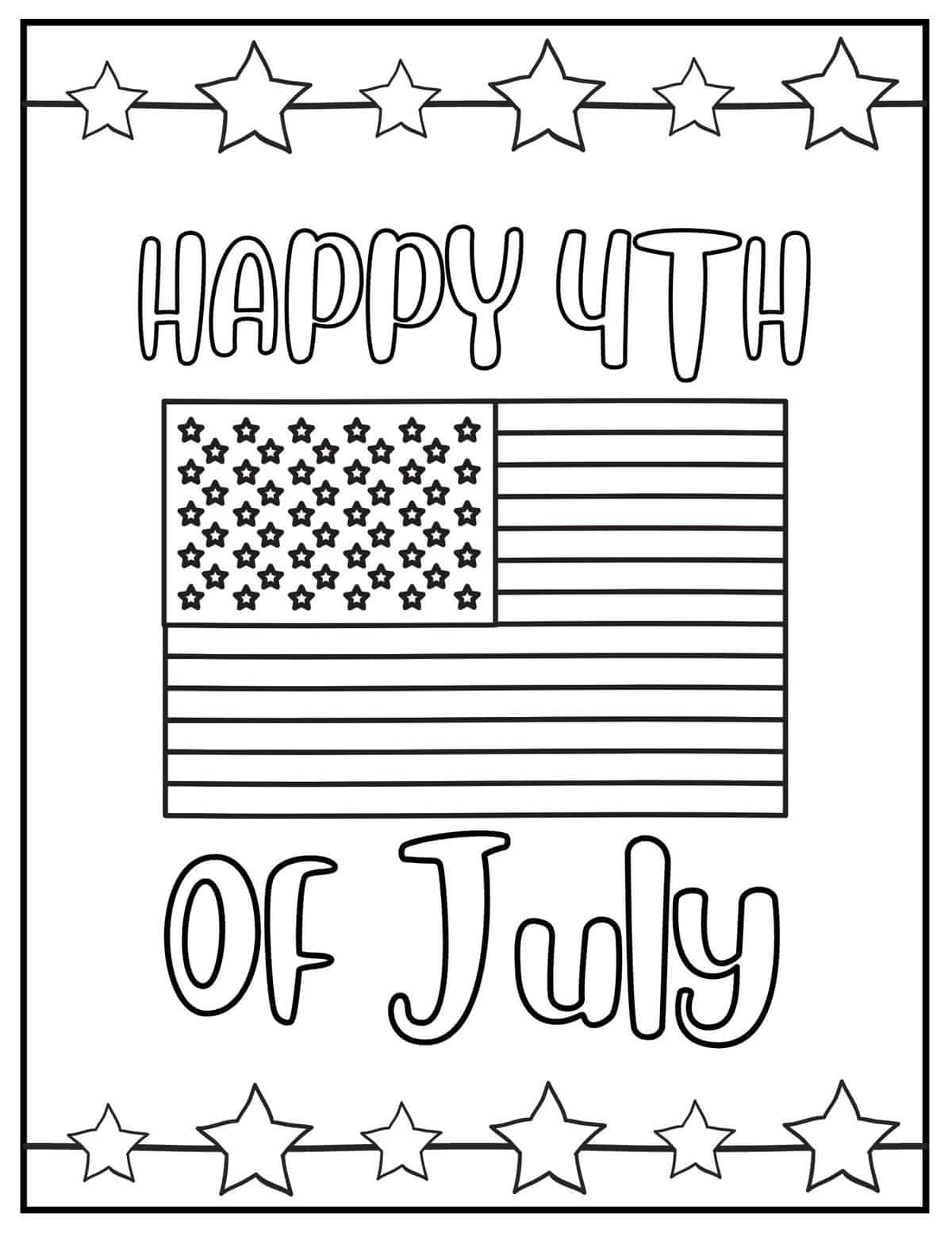 160 American Flag Coloring Pages: Stars, Stripes, and Colors 21