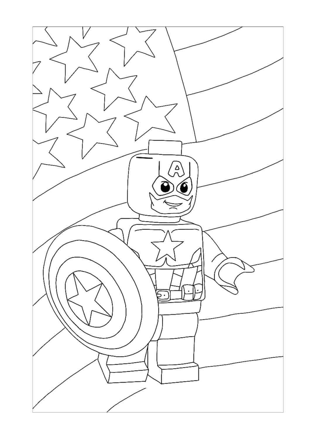 160 American Flag Coloring Pages: Stars, Stripes, and Colors 25