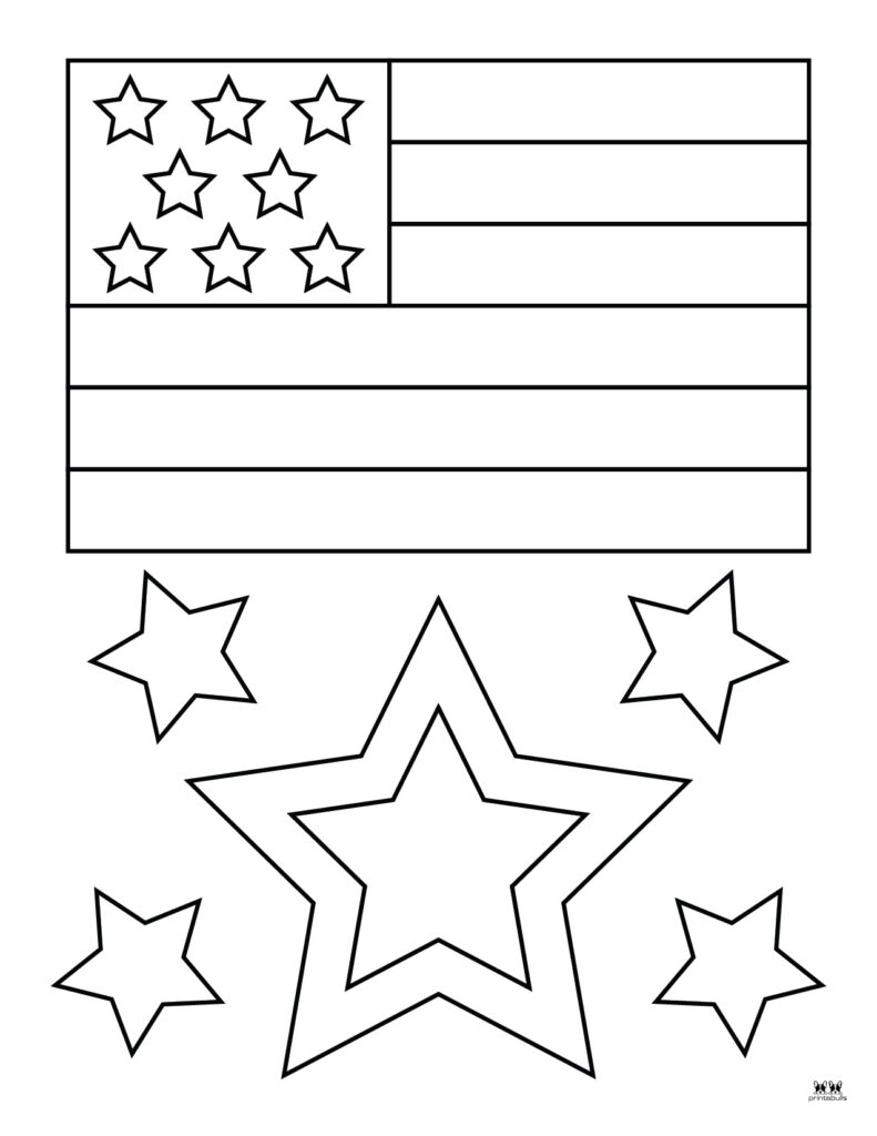 160 American Flag Coloring Pages: Stars, Stripes, and Colors 37