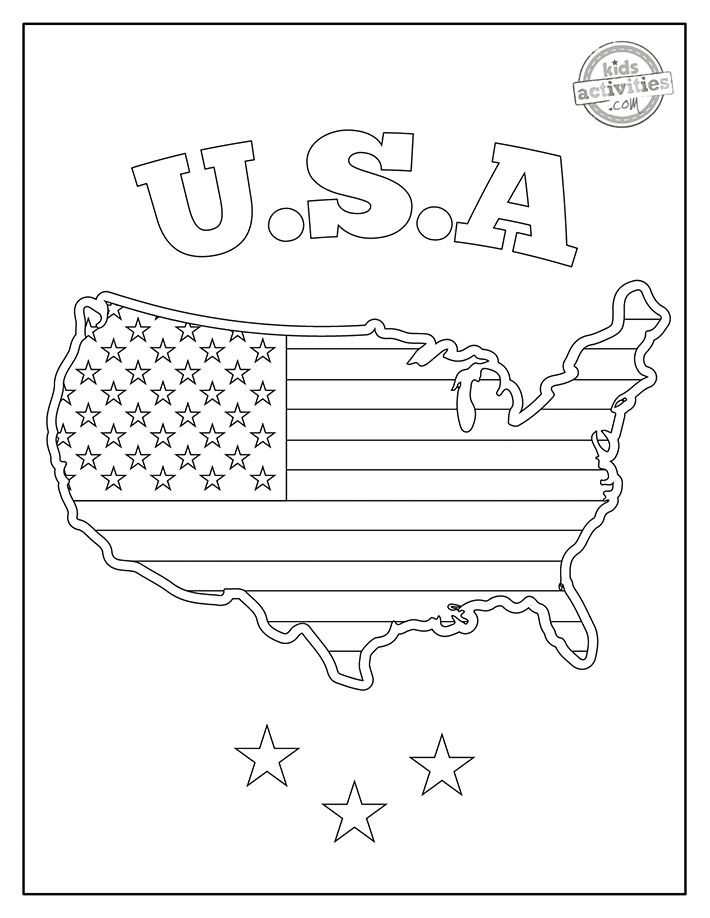 160 American Flag Coloring Pages: Stars, Stripes, and Colors 52