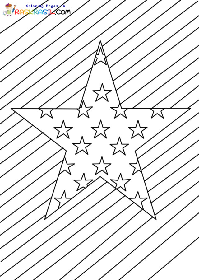 160 American Flag Coloring Pages: Stars, Stripes, and Colors 59