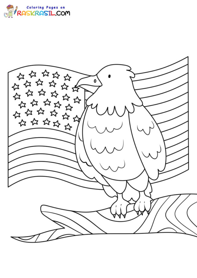 160 American Flag Coloring Pages: Stars, Stripes, and Colors 60