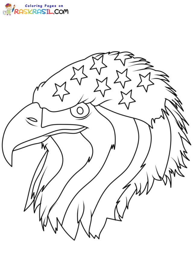 160 American Flag Coloring Pages: Stars, Stripes, and Colors 61