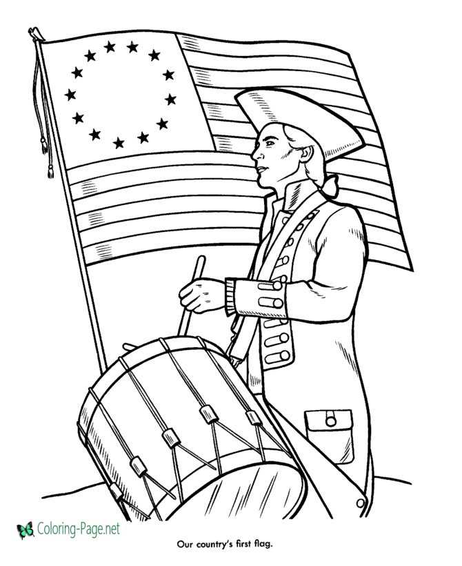 160 American Flag Coloring Pages: Stars, Stripes, and Colors 72