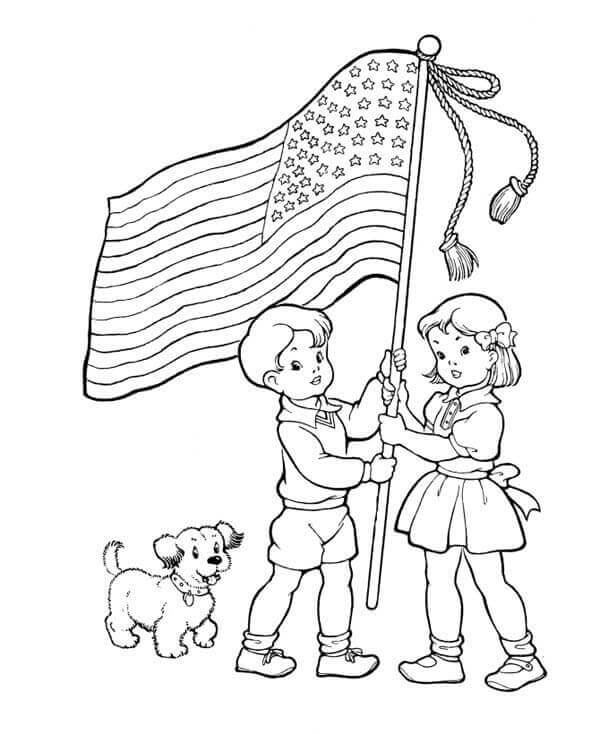 160 American Flag Coloring Pages: Stars, Stripes, and Colors 98