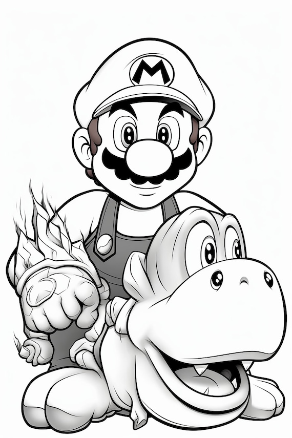 180+ Luigi Coloring Pages: Green-Hatted Adventures Await 111