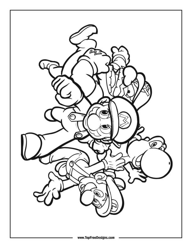 180+ Luigi Coloring Pages: Green-Hatted Adventures Await 116