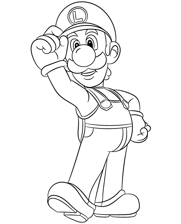 180+ Luigi Coloring Pages: Green-Hatted Adventures Await 122