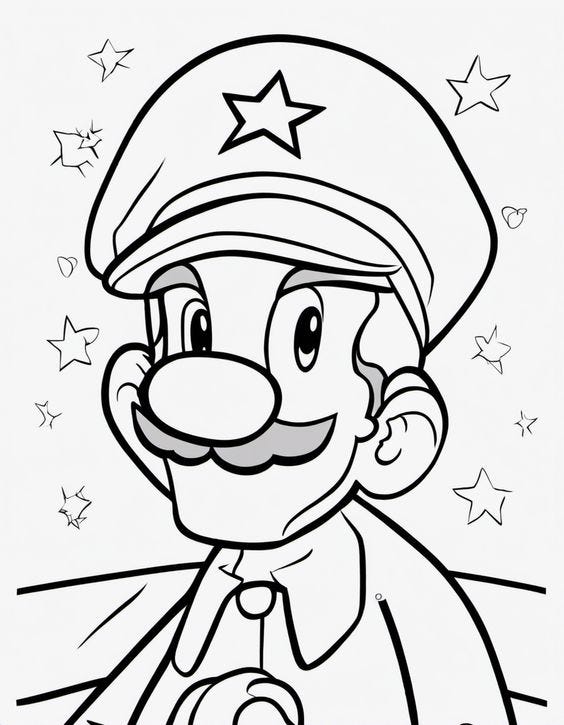 180+ Luigi Coloring Pages: Green-Hatted Adventures Await 127