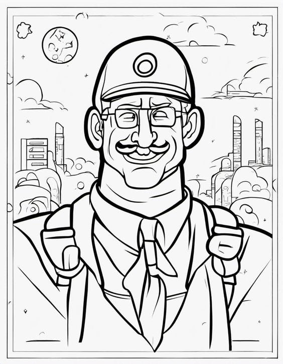 180+ Luigi Coloring Pages: Green-Hatted Adventures Await 128