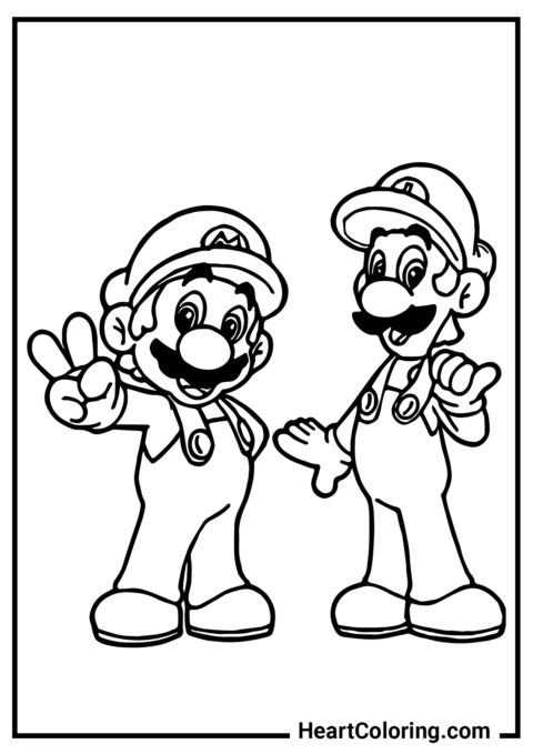 180+ Luigi Coloring Pages: Green-Hatted Adventures Await 133