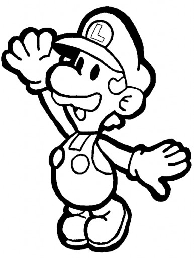 180+ Luigi Coloring Pages: Green-Hatted Adventures Await 140