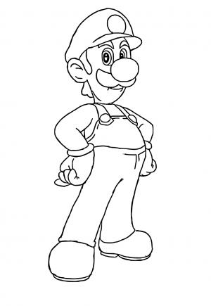 180+ Luigi Coloring Pages: Green-Hatted Adventures Await 144