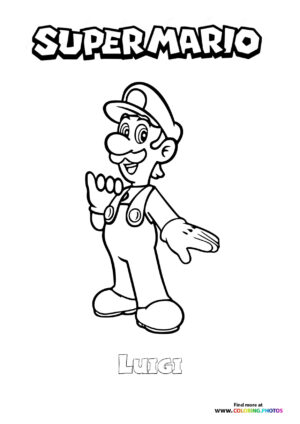 180+ Luigi Coloring Pages: Green-Hatted Adventures Await 149