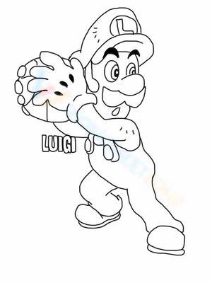 180+ Luigi Coloring Pages: Green-Hatted Adventures Await 151