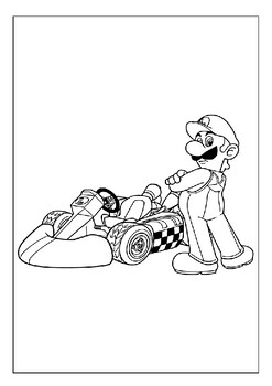 180+ Luigi Coloring Pages: Green-Hatted Adventures Await 153