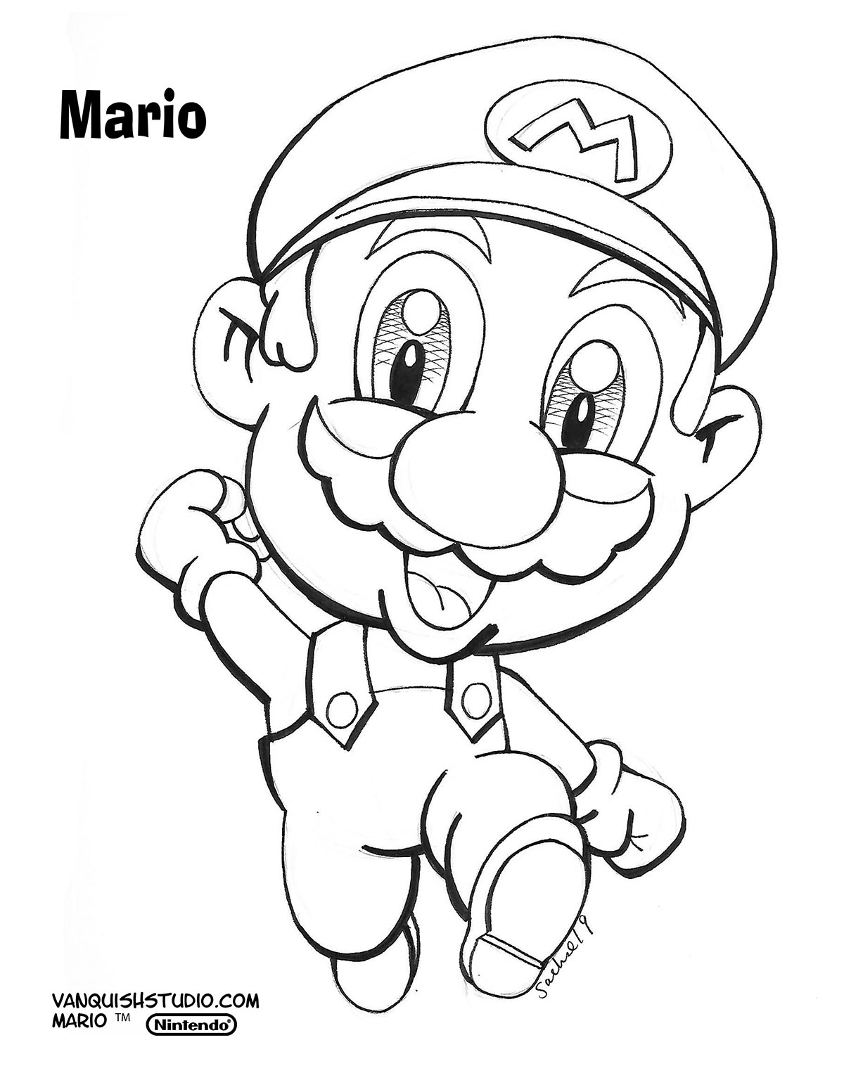 180+ Luigi Coloring Pages: Green-Hatted Adventures Await 19