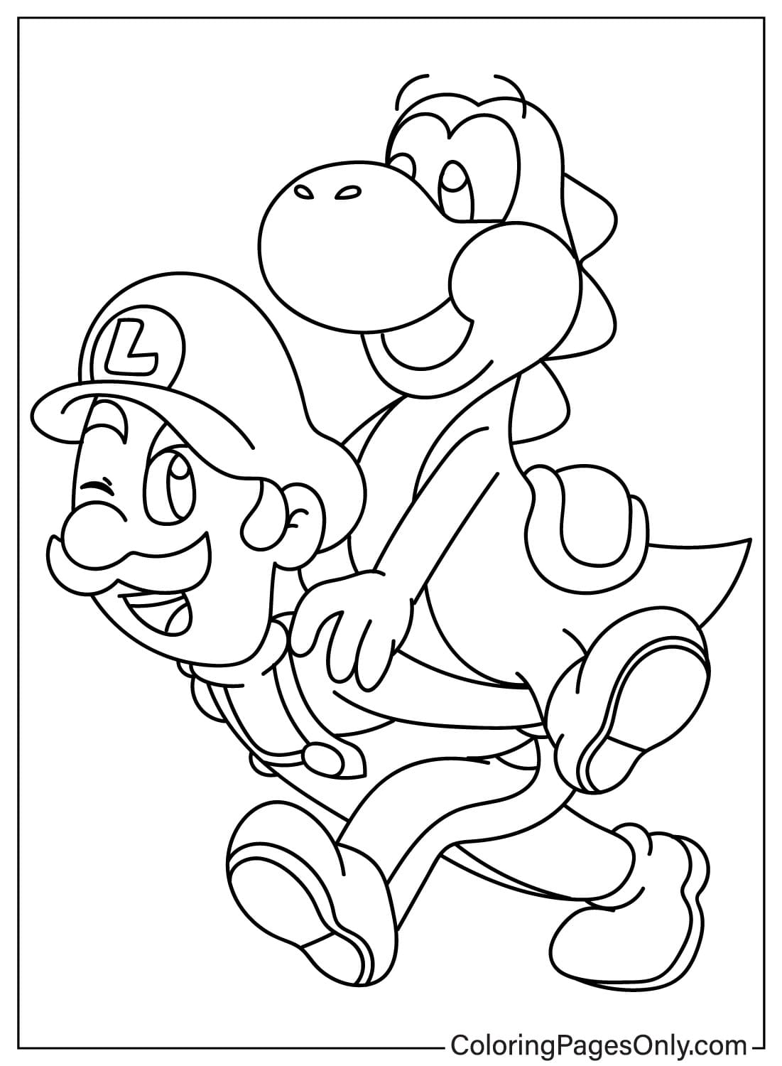 180+ Luigi Coloring Pages: Green-Hatted Adventures Await 21