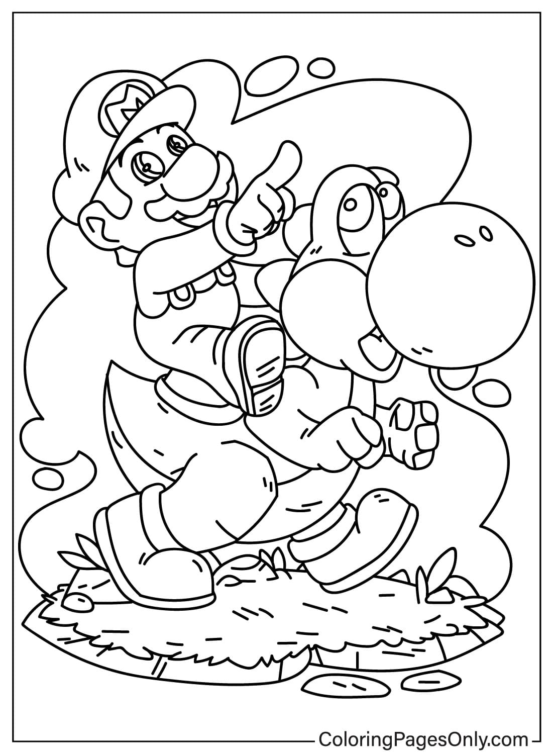 180+ Luigi Coloring Pages: Green-Hatted Adventures Await 23