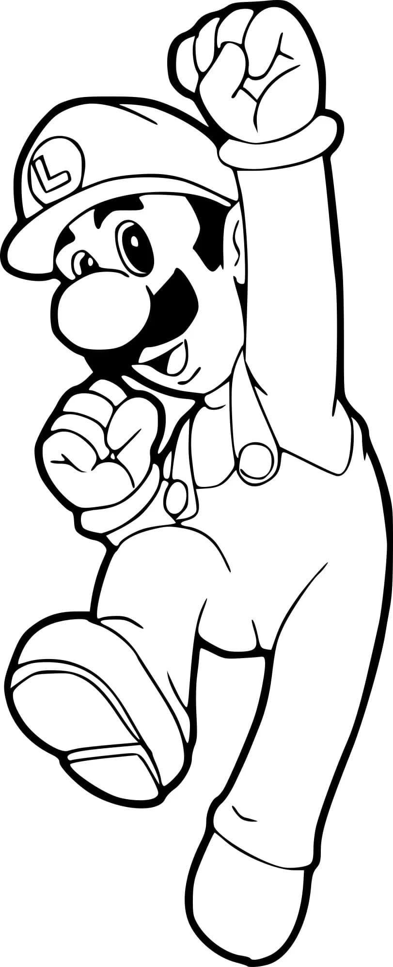 180+ Luigi Coloring Pages: Green-Hatted Adventures Await 27