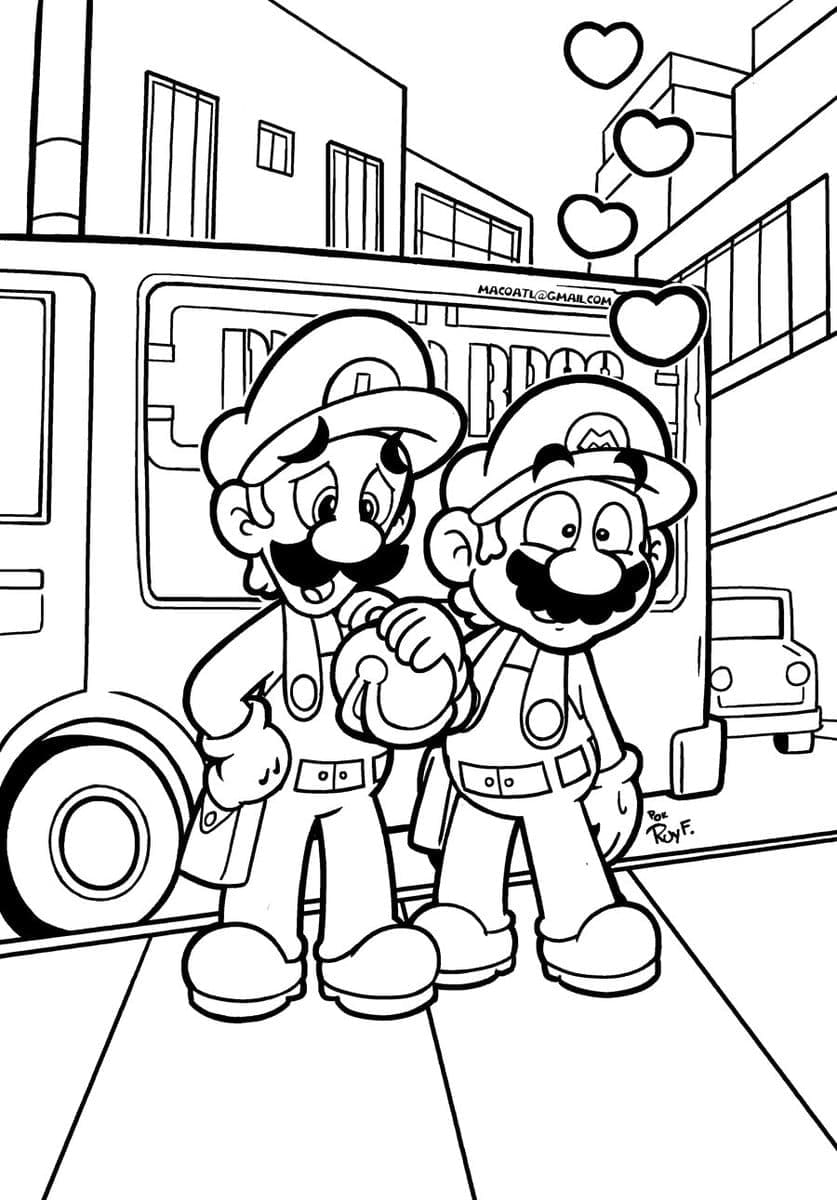 180+ Luigi Coloring Pages: Green-Hatted Adventures Await 34