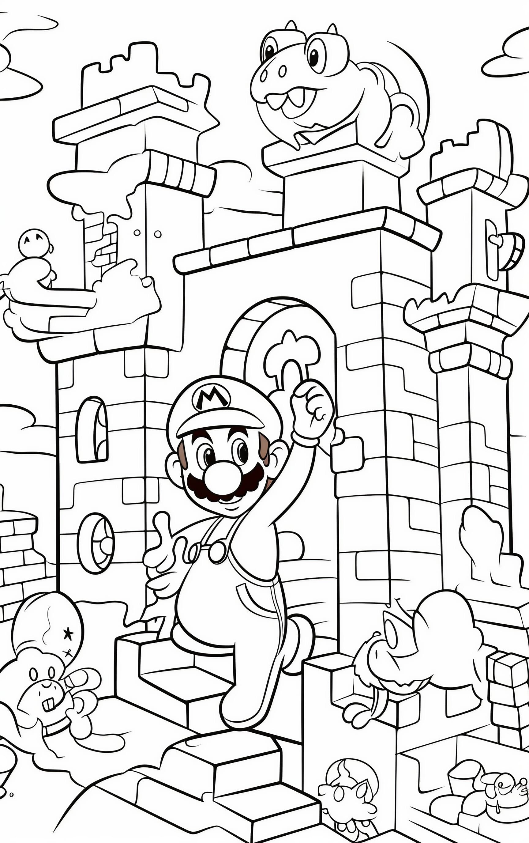 180+ Luigi Coloring Pages: Green-Hatted Adventures Await 4