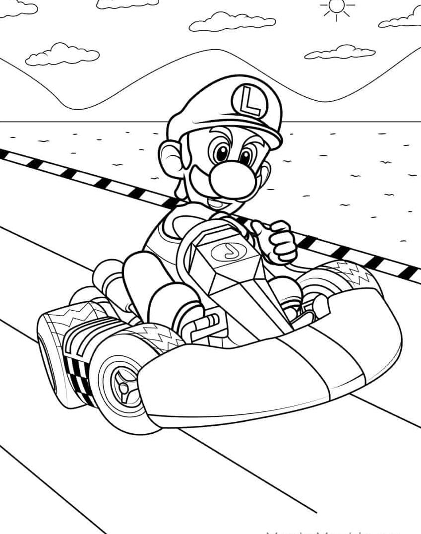 180+ Luigi Coloring Pages: Green-Hatted Adventures Await 40