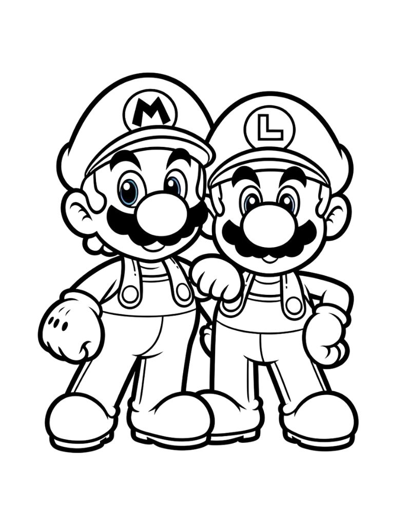 180+ Luigi Coloring Pages: Green-Hatted Adventures Await 43