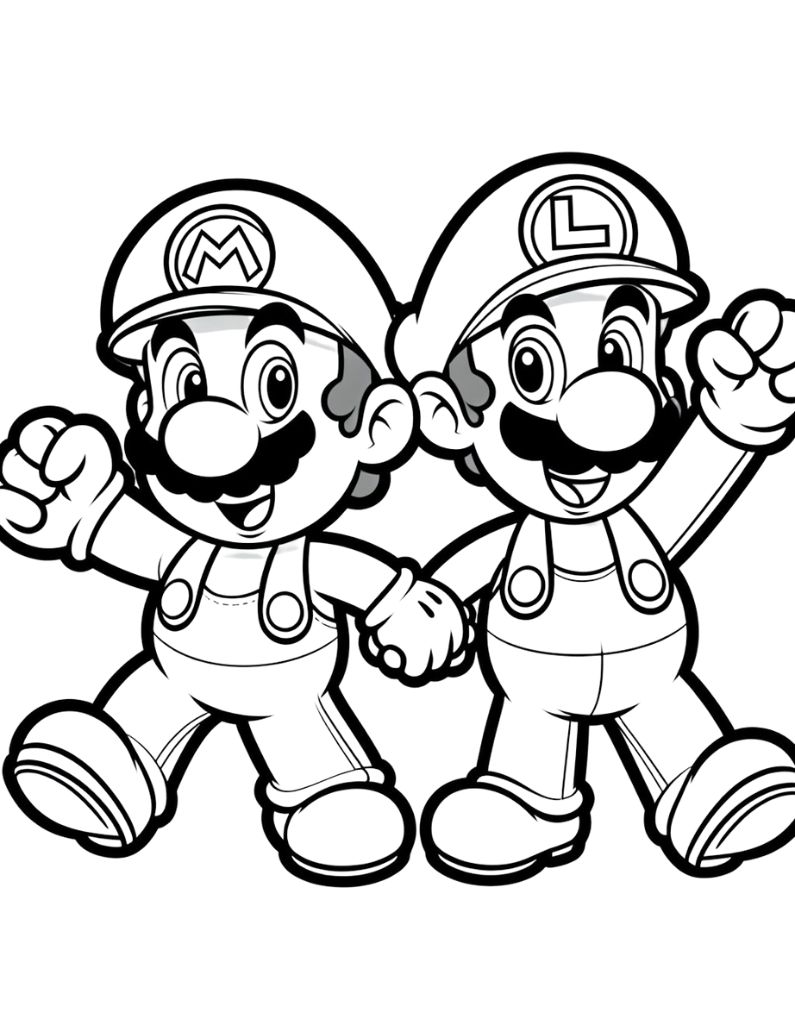 180+ Luigi Coloring Pages: Green-Hatted Adventures Await 48