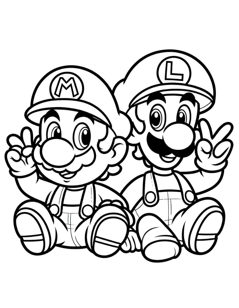 180+ Luigi Coloring Pages: Green-Hatted Adventures Await 49