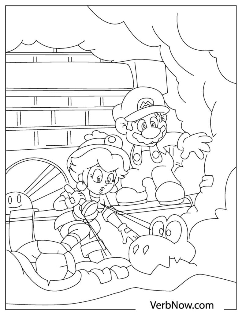 180+ Luigi Coloring Pages: Green-Hatted Adventures Await 59