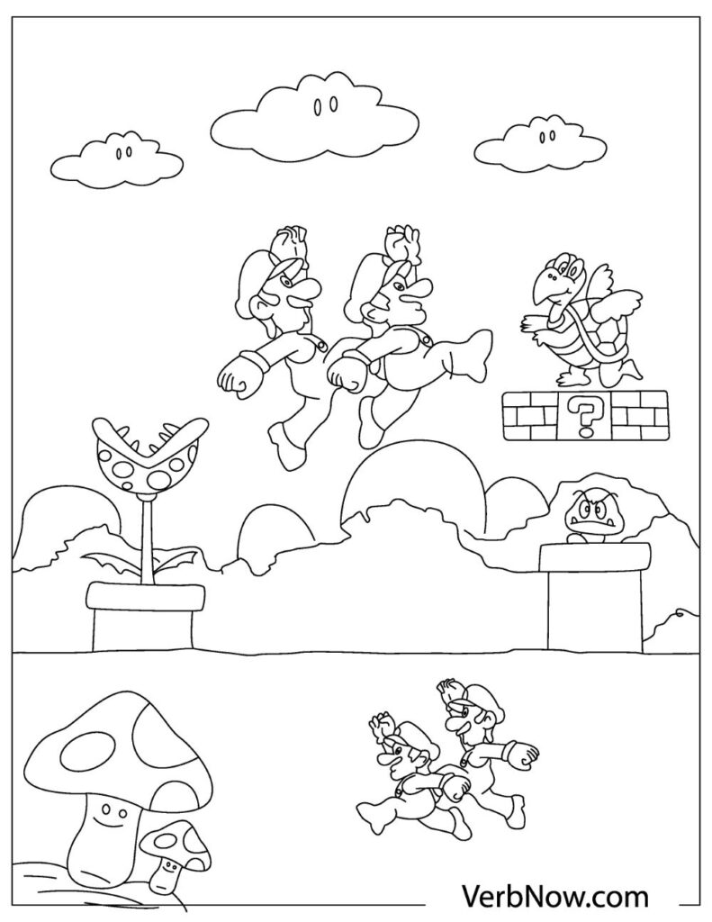 180+ Luigi Coloring Pages: Green-Hatted Adventures Await 61