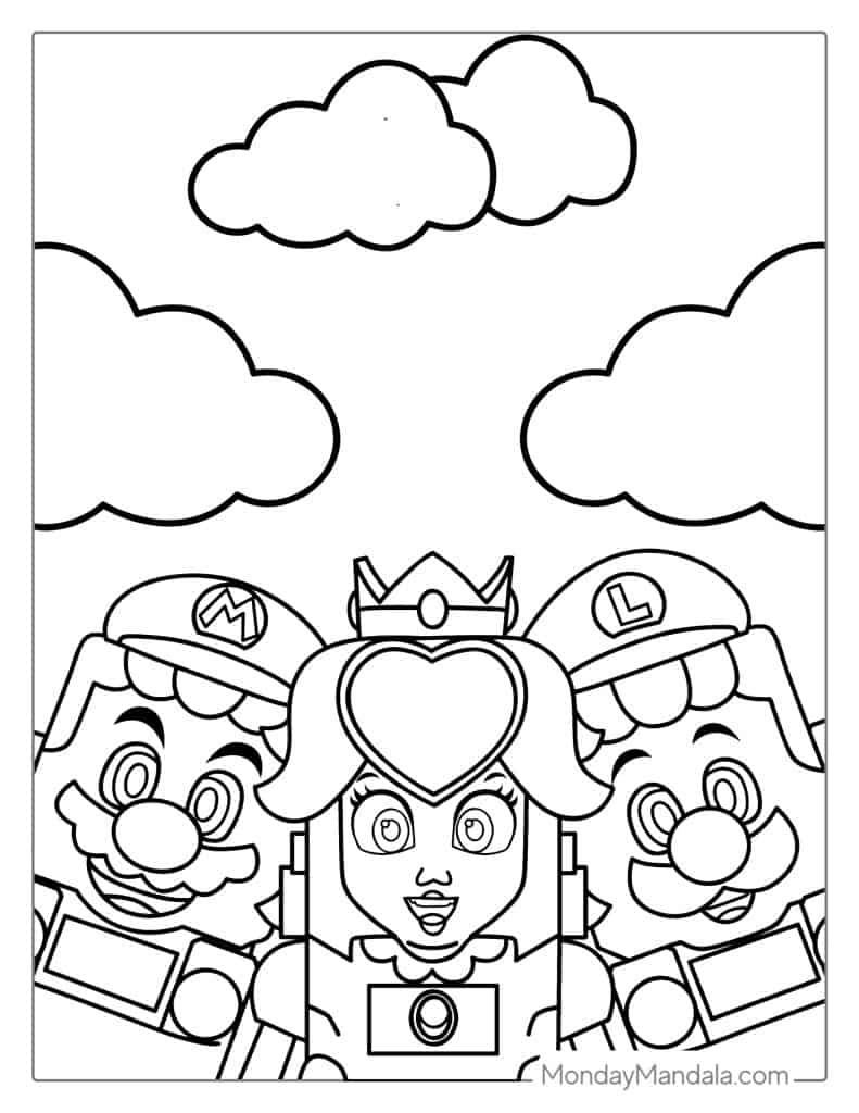 180+ Luigi Coloring Pages: Green-Hatted Adventures Await 66