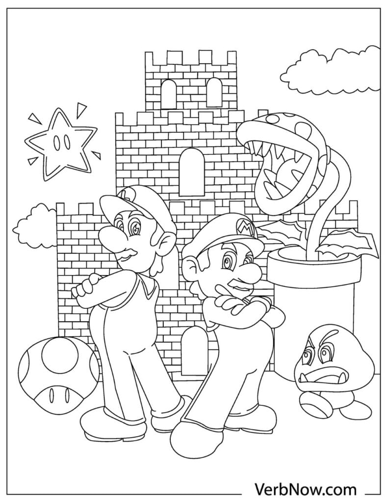 180+ Luigi Coloring Pages: Green-Hatted Adventures Await 67