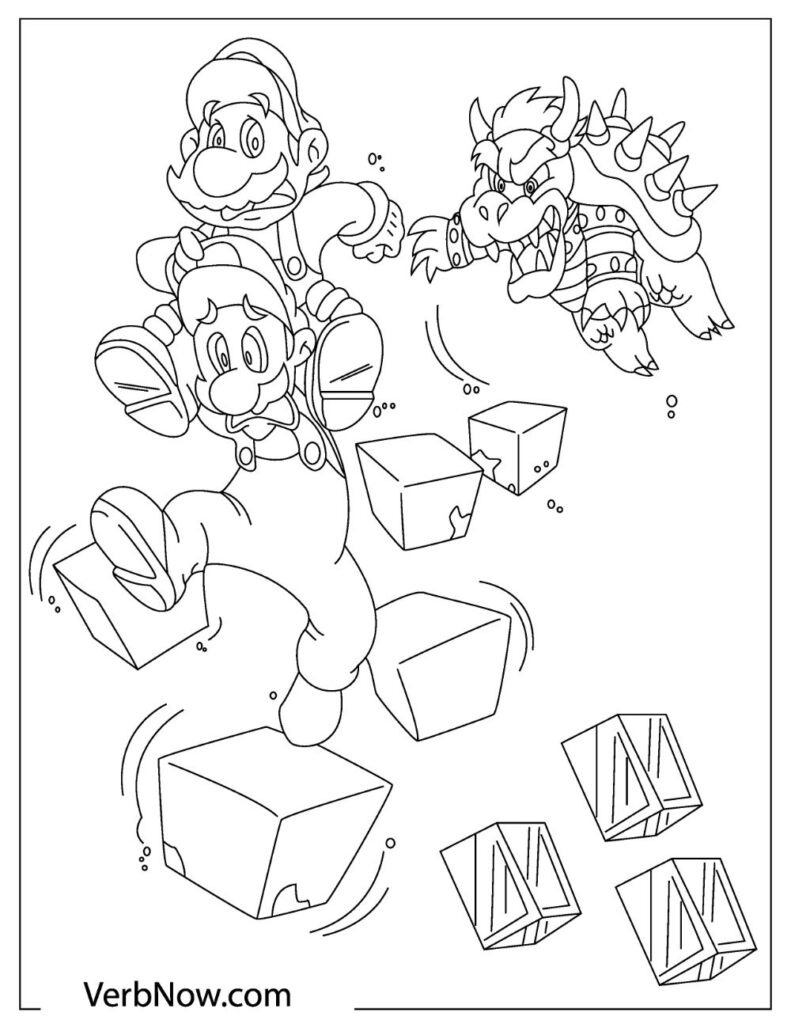 180+ Luigi Coloring Pages: Green-Hatted Adventures Await 68