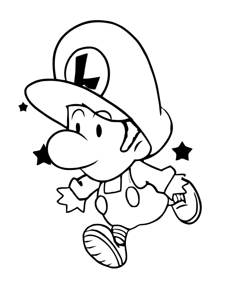 180+ Luigi Coloring Pages: Green-Hatted Adventures Await 70