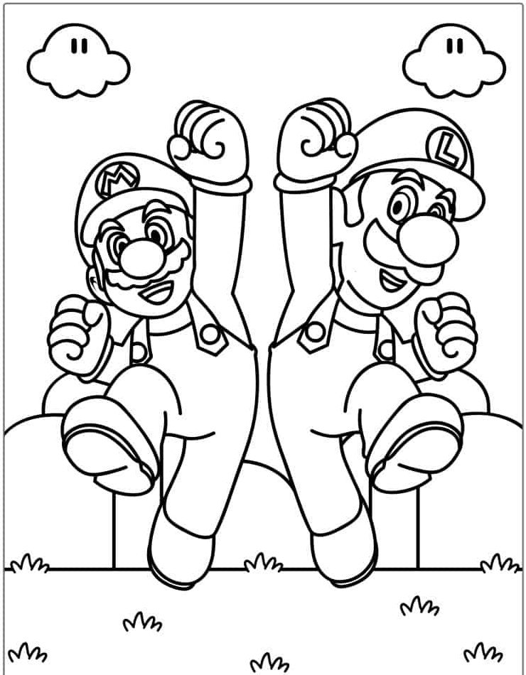 180+ Luigi Coloring Pages: Green-Hatted Adventures Await 78