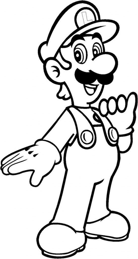 180+ Luigi Coloring Pages: Green-Hatted Adventures Await 97