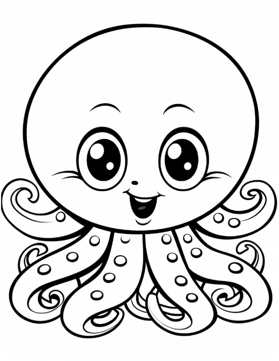 199+ Octopus Coloring Pages FREE Printable 102