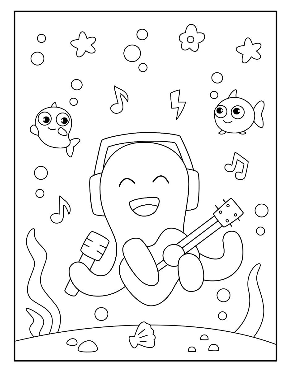 199+ Octopus Coloring Pages FREE Printable 124