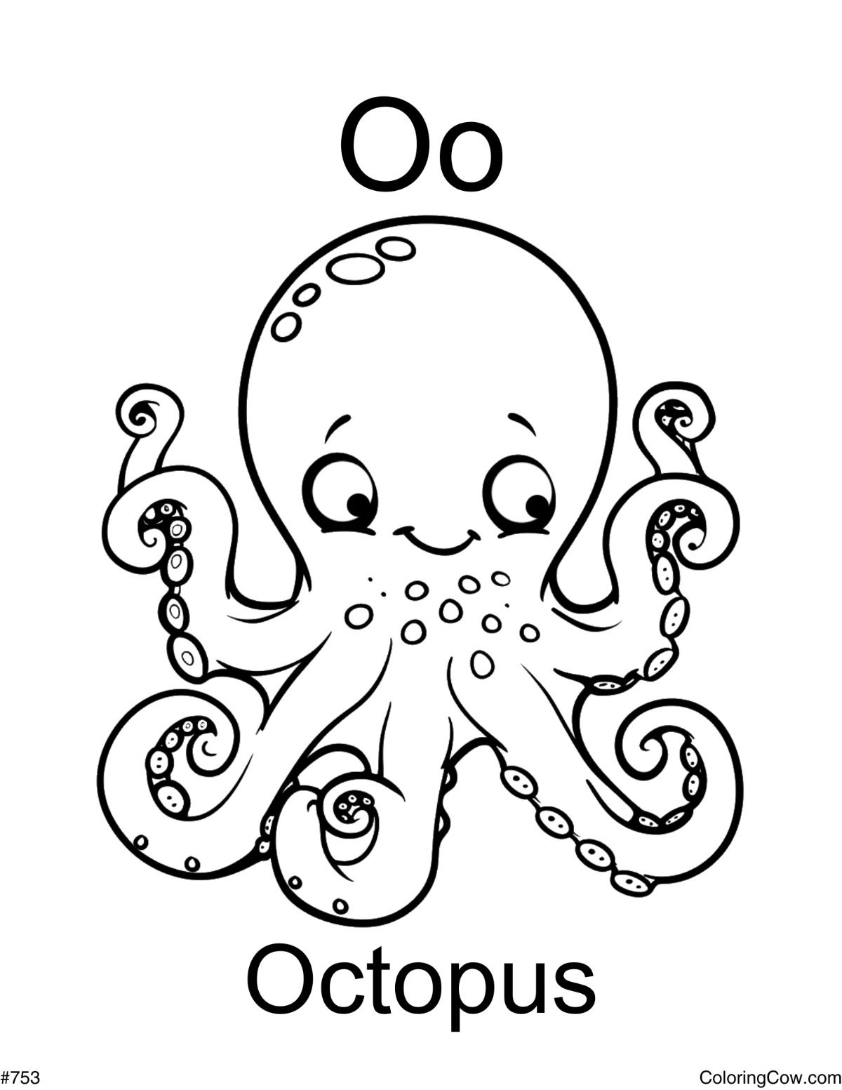 199+ Octopus Coloring Pages FREE Printable 126