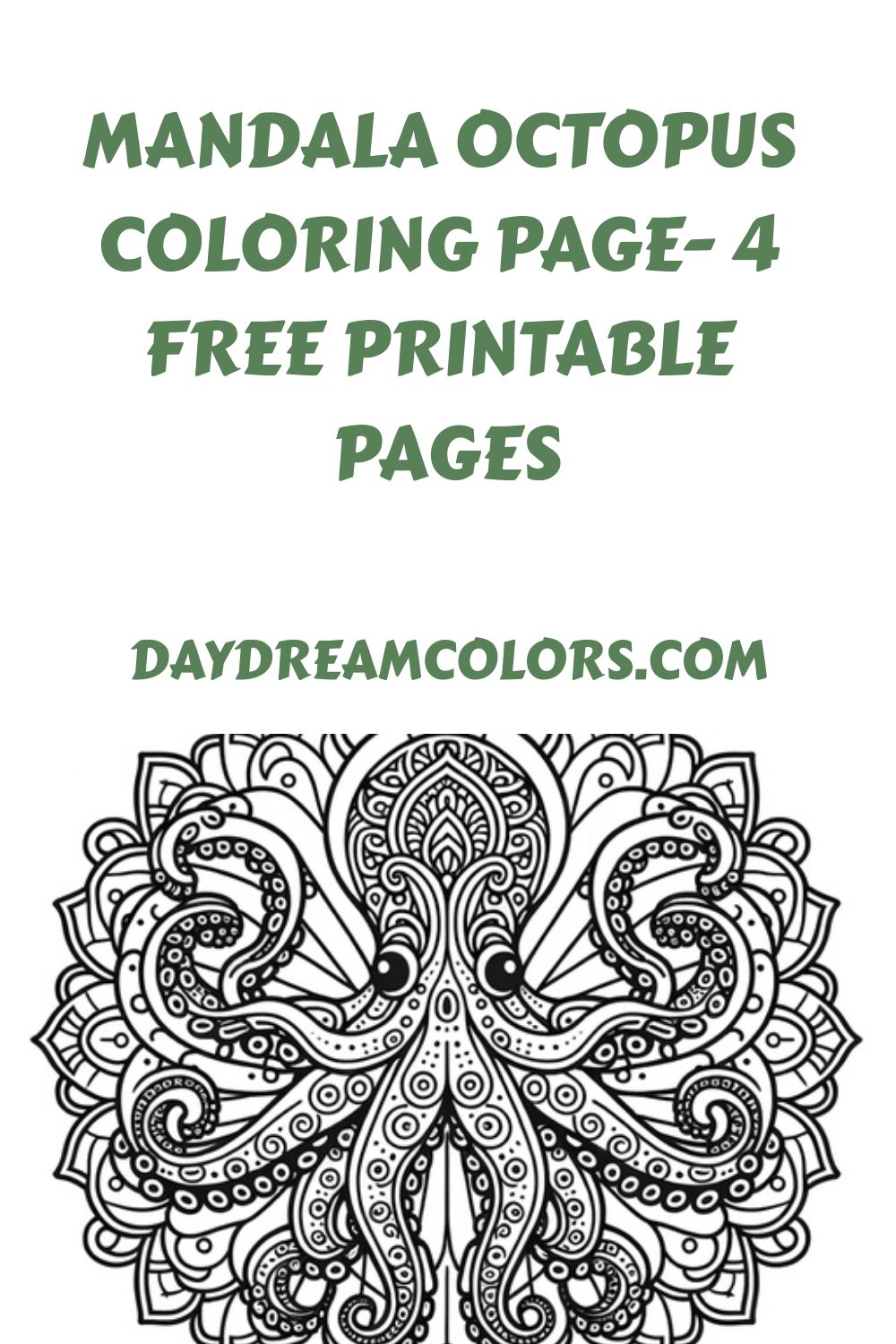 199+ Octopus Coloring Pages FREE Printable 127