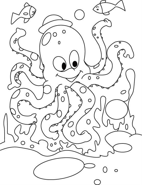 199+ Octopus Coloring Pages FREE Printable 129