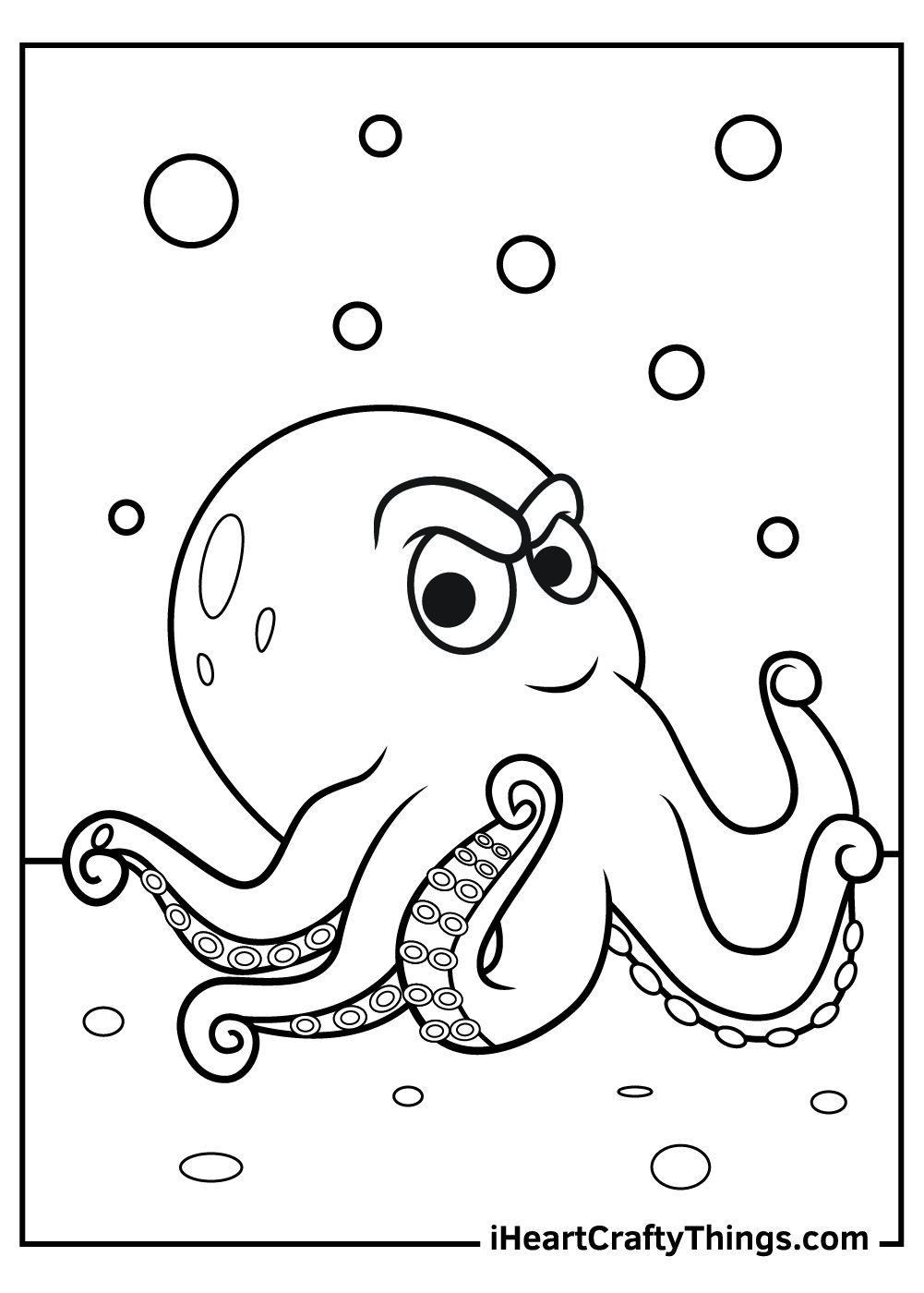 199+ Octopus Coloring Pages FREE Printable 137