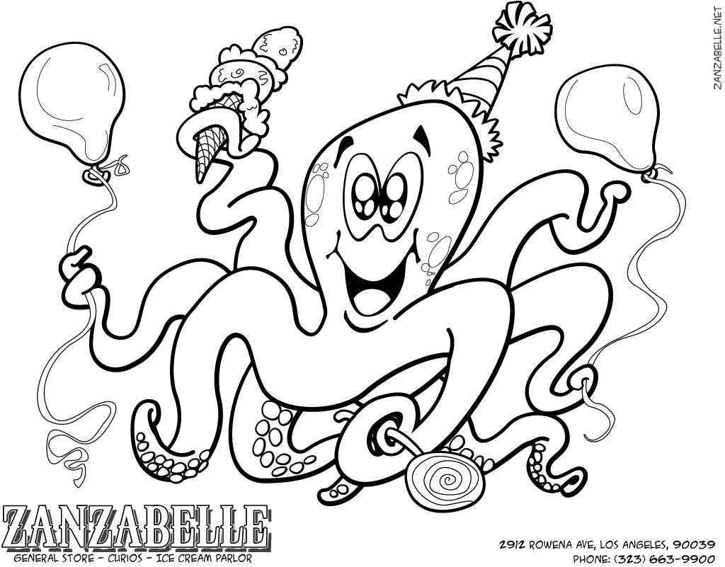 199+ Octopus Coloring Pages FREE Printable 148