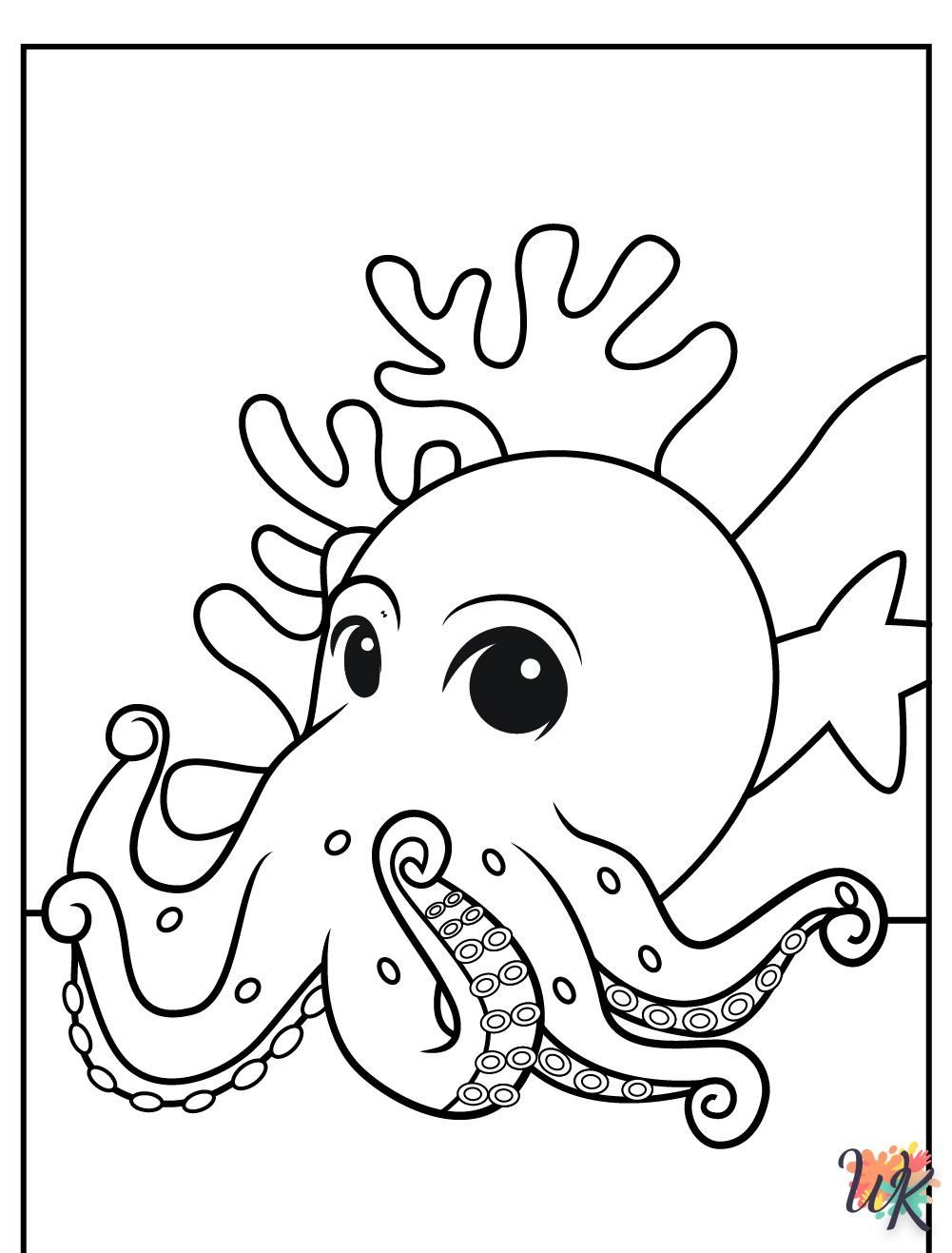 199+ Octopus Coloring Pages FREE Printable 159