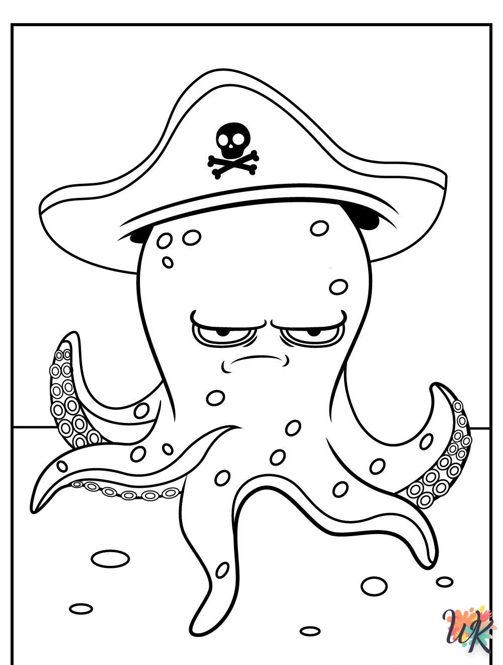 199+ Octopus Coloring Pages FREE Printable 172