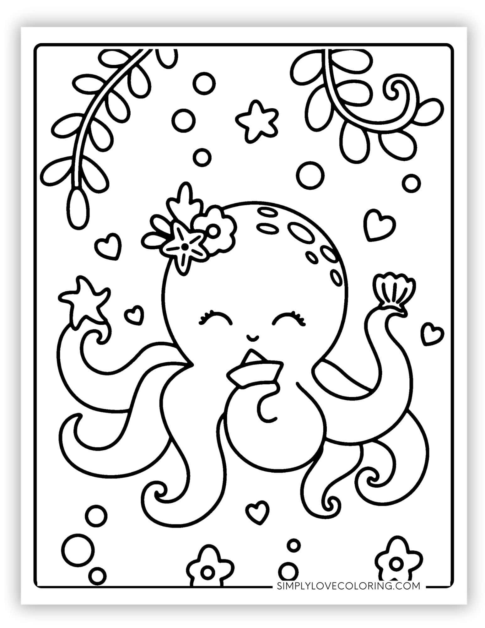 199+ Octopus Coloring Pages FREE Printable 174